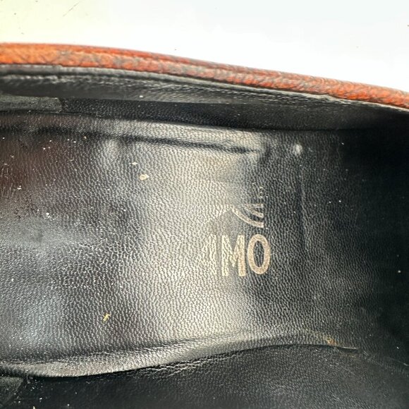 Salvatore Ferragamo Men Size 8.5 D Brown Leather Horsebit Loafer Dress Shoes - Picture 12 of 13